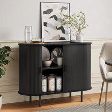 Load image into Gallery viewer, Mid-Century Onyx Sideboard Cabinets