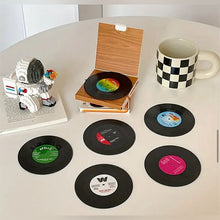 Load image into Gallery viewer, Spin & Sip Vinyl Coasters
