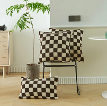 Load image into Gallery viewer, Checkered Throw Pillows