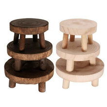 Load image into Gallery viewer, Nature's Rustic Plant Stools
