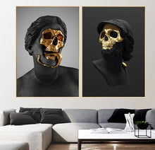 Load image into Gallery viewer, Midnight Monarch Skull Wall Art
