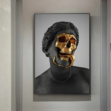 Load image into Gallery viewer, Midnight Monarch Skull Wall Art