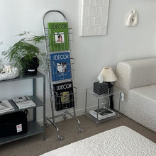 Load image into Gallery viewer, Metal Magazine Rolling Rack