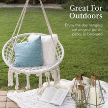 Load image into Gallery viewer, Macrame Hammock Chair