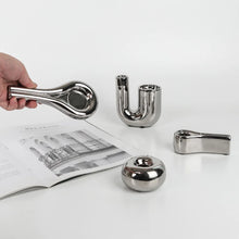 Load image into Gallery viewer, حاملات الشموع SilverLuxe