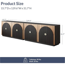 Load image into Gallery viewer, Arch Texture Sideboard Cabinets