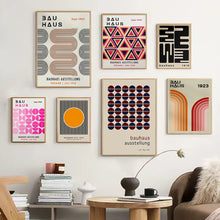 Load image into Gallery viewer, Bauhaus Mid-Century Wall Art