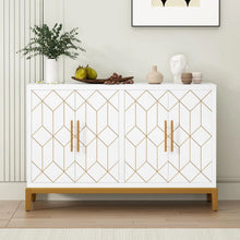 Load image into Gallery viewer, Gold Accent Sideboard Cabinets