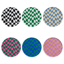 Load image into Gallery viewer, Wavy Checkered Coasters