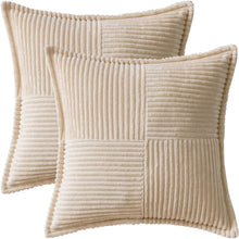 Load image into Gallery viewer, Corduroy Strips Throw Pillows