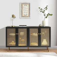 Load image into Gallery viewer, Tranquil Mesh Metal Sideboard Cabinets