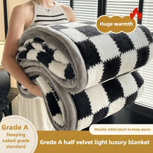 Load image into Gallery viewer, Checkered Premium Throw Blanket