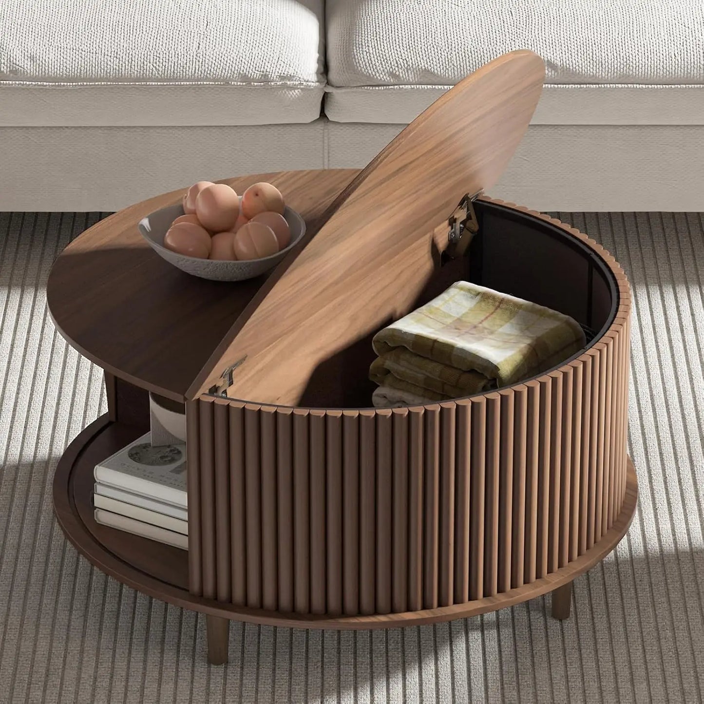 Hidden Walnut Coffee Table