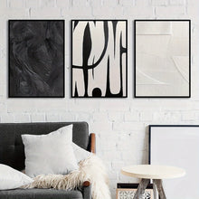 Load image into Gallery viewer, Grayscale Modern Wall Art Set