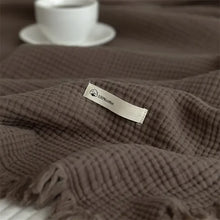 Load image into Gallery viewer, Serene Cotton Throw Blanket