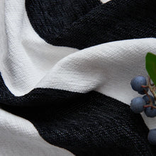 Load image into Gallery viewer, Obsidian Stripe Chenille Curtains