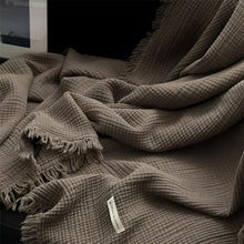 Load image into Gallery viewer, Serene Cotton Throw Blanket
