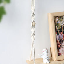 Load image into Gallery viewer, The Macrame Oasis Wall Shelf