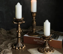 Load image into Gallery viewer, Vintage Lumière Candlestick Holders