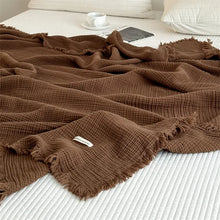 Load image into Gallery viewer, Serene Cotton Throw Blanket