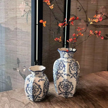 Load image into Gallery viewer, Azure Porcelain Vase