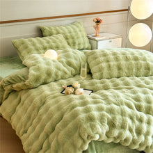 Load image into Gallery viewer, Gradient Fur Duvet Set