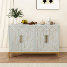 Load image into Gallery viewer, Gold Accent Sideboard Cabinets