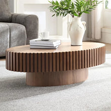 Load image into Gallery viewer, Walnut Barrel Coffee Tables