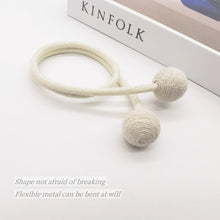 Cargar imagen en el visor de la galería, Abrazadera de cortina tejida de cáñamo