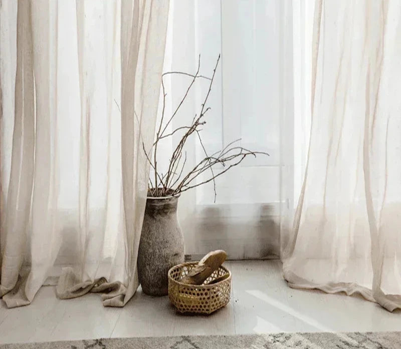 Tulle Linen Curtains