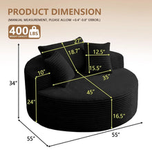 Load image into Gallery viewer, Chaleur Round Accent Chair