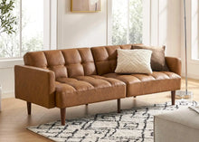 Load image into Gallery viewer, UrbanTuft Leather Futon