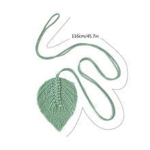 Load image into Gallery viewer, Harvest Leaf Curtain Tiebacks