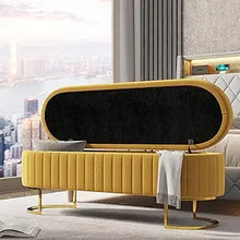 Load image into Gallery viewer, Elara Velvet Bench