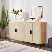 Load image into Gallery viewer, Rattan Revive Sideboard Cabinets