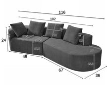 Load image into Gallery viewer, Serra Curve Sofas