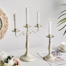 Load image into Gallery viewer, Rusty Antique Candlestick Holders