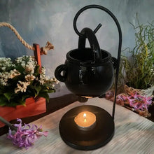Load image into Gallery viewer, Hanging Cauldron Wax Burner