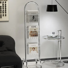 Load image into Gallery viewer, Metal Magazine Rolling Rack