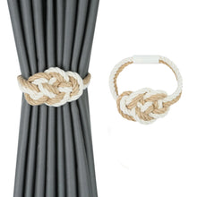 Load image into Gallery viewer, Rustic Ombre Braided Tiebacks
