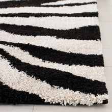 Load image into Gallery viewer, Monochrome Zebra Rug