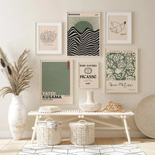 Load image into Gallery viewer, Sage and Sand Abstract Wall Art