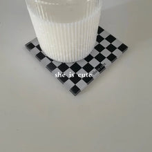 Load image into Gallery viewer, Checkered Block Coasters