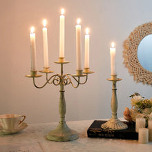 Load image into Gallery viewer, Rusty Antique Candlestick Holders