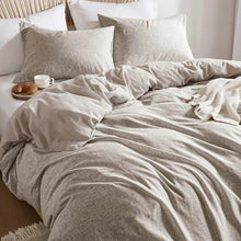 Load image into Gallery viewer, Organic Beige Duvet Cover Set