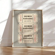 Load image into Gallery viewer, Karaoke Ticket Wall Art