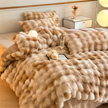 Load image into Gallery viewer, Gradient Fur Duvet Set