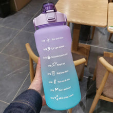 Load image into Gallery viewer, Gradient Aqua Motivate Tumblers