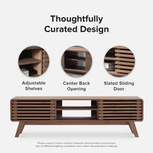 Load image into Gallery viewer, Mid-Century Wood TV Stand