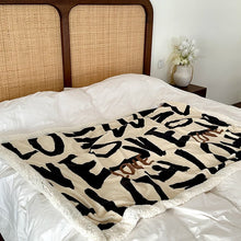 Load image into Gallery viewer, Love Letter Throw Blanket